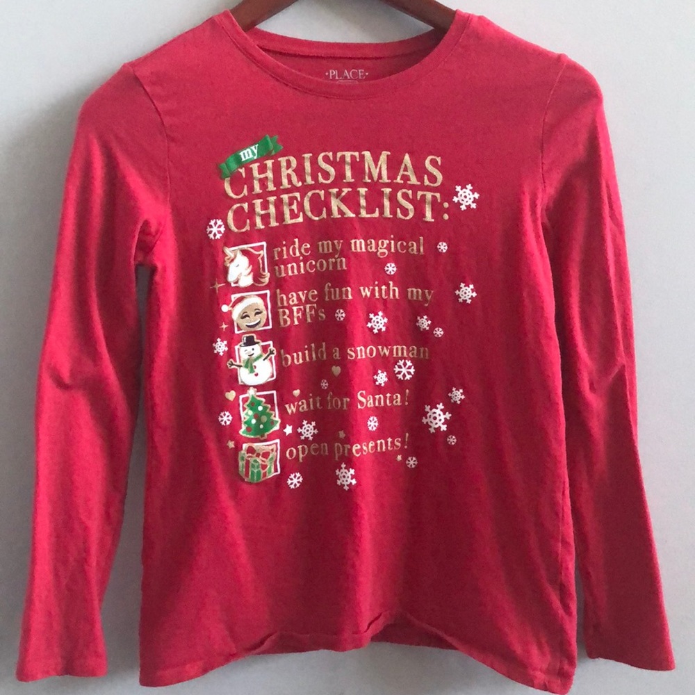 Girls Christmas Shirt